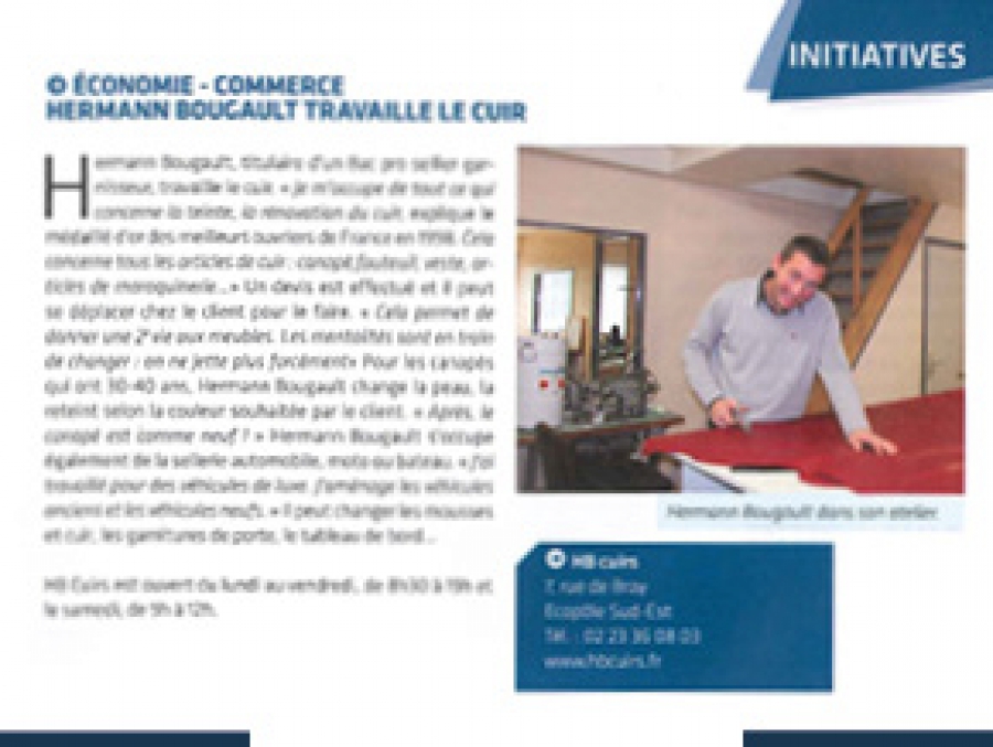 HB Cuirs sur Cesson-Sévigné Informations Magazine